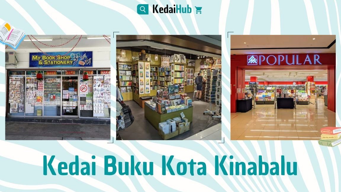 kedai buku terbaik di sabah untuk pencinta buku