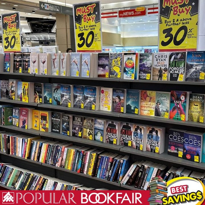 popular bookstore aeon mall kuching central