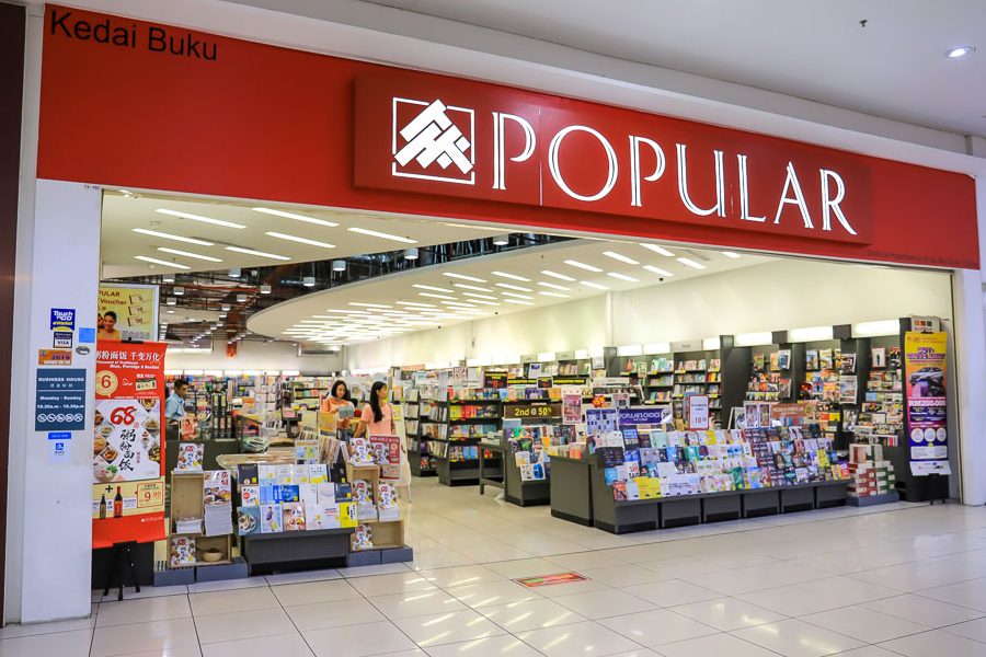 popular bookstore sutera mall
